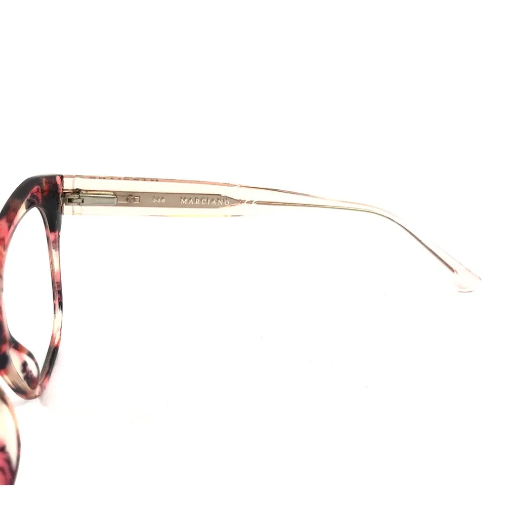 Marciano Eyeglasses Frames GM0339 054 Pink Havana Cat Eye Full Rim 50-17-140